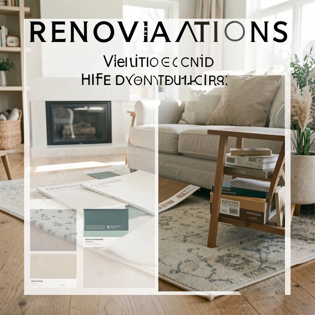 Interior design concept visualization