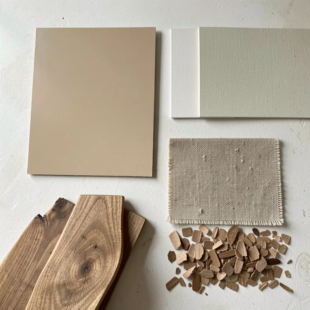 Material selection and texture coordination